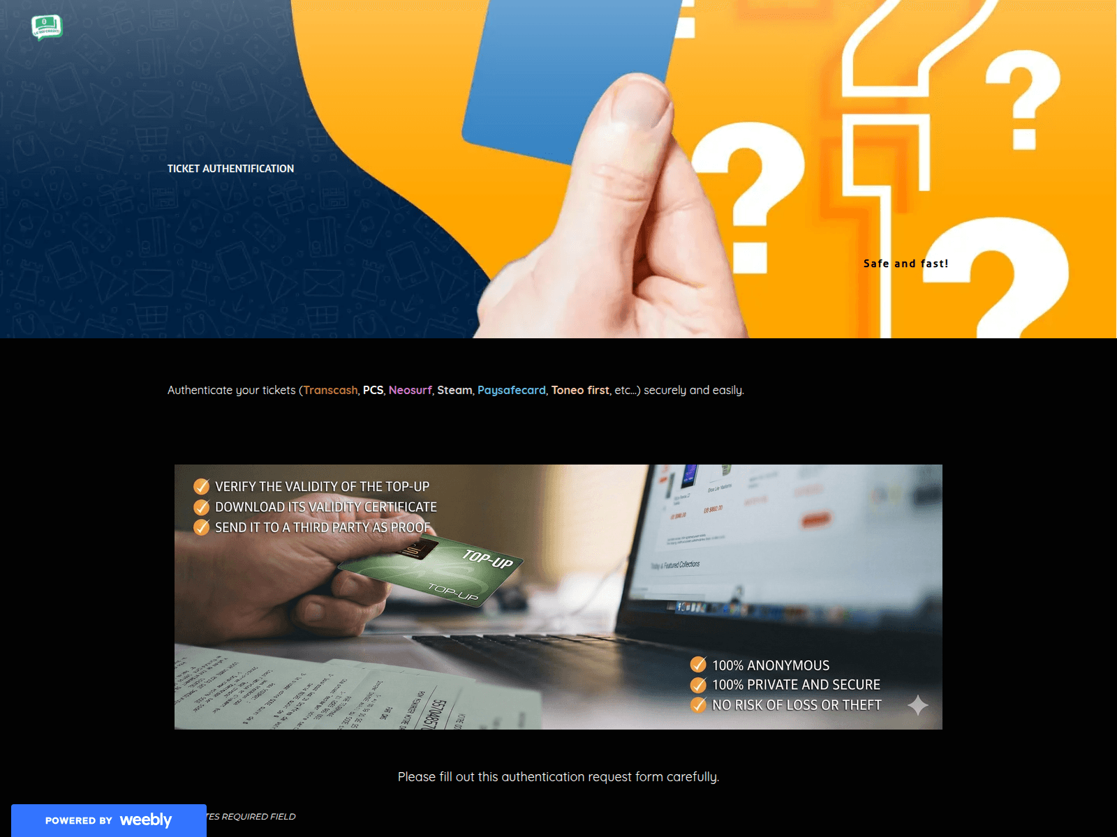 Screenshot of cards-verif.weebly.com