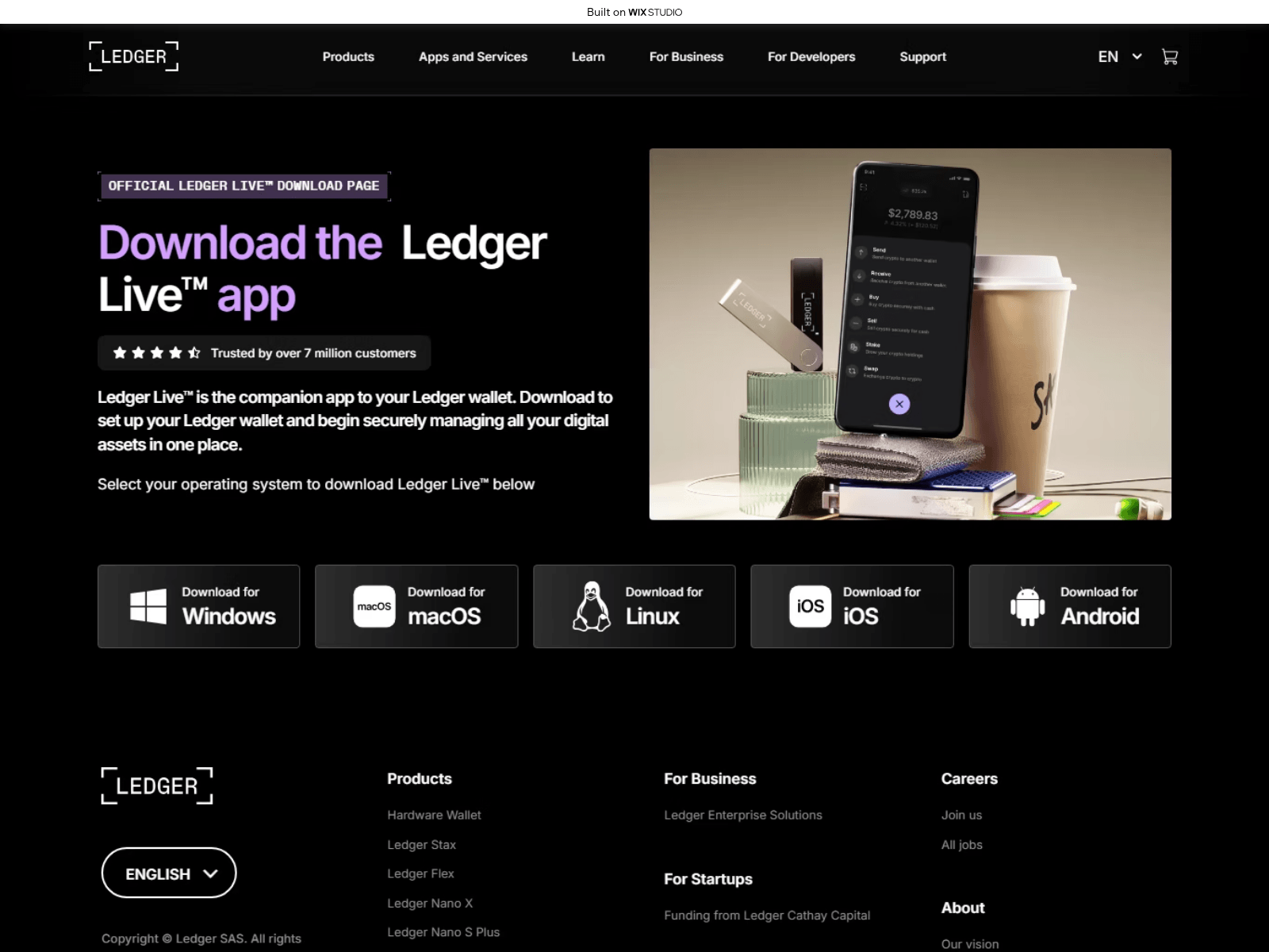 Screenshot of platform-enlive.wixstudio.com