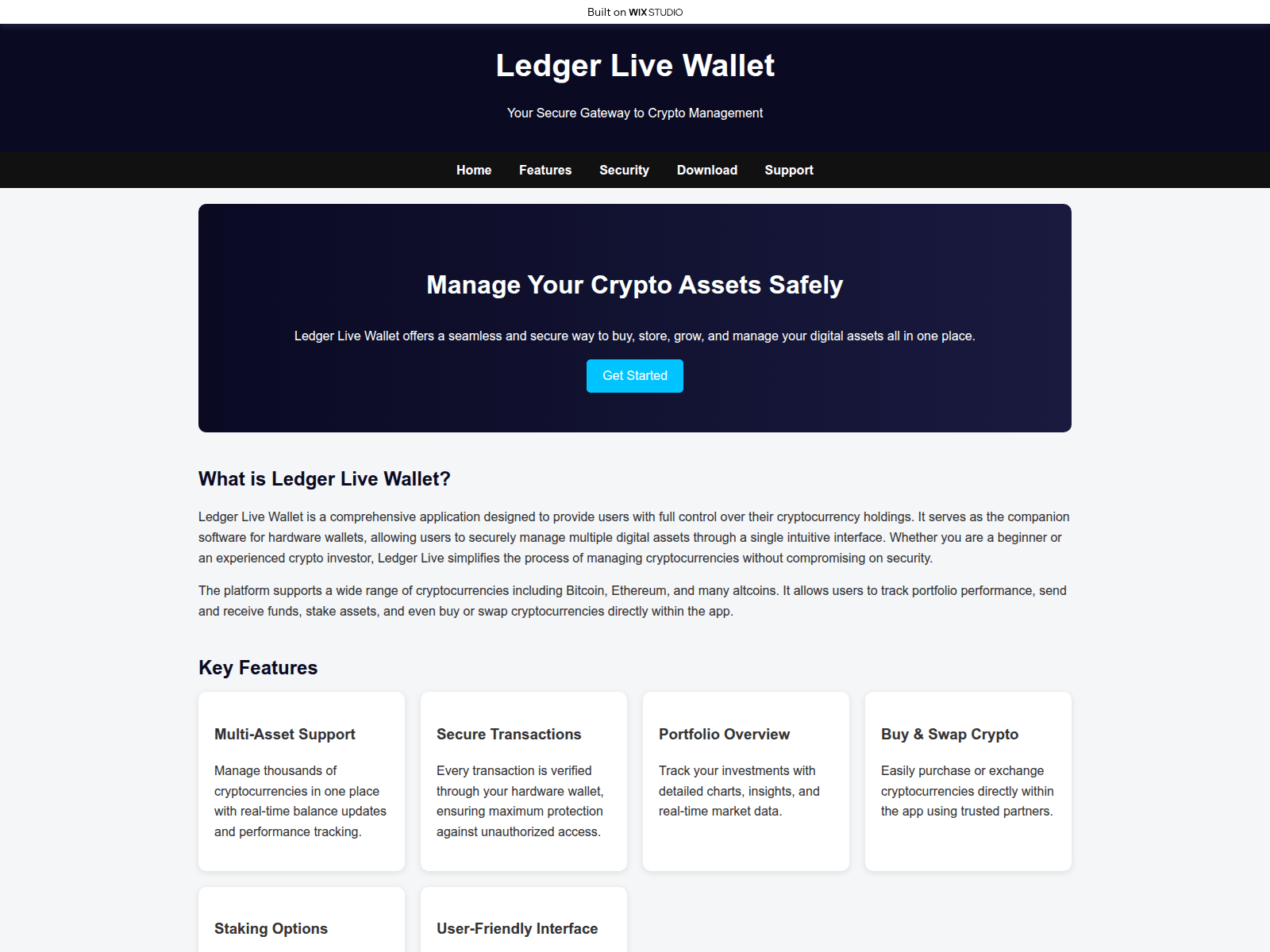 Screenshot of en-starts-live.wixstudio.com