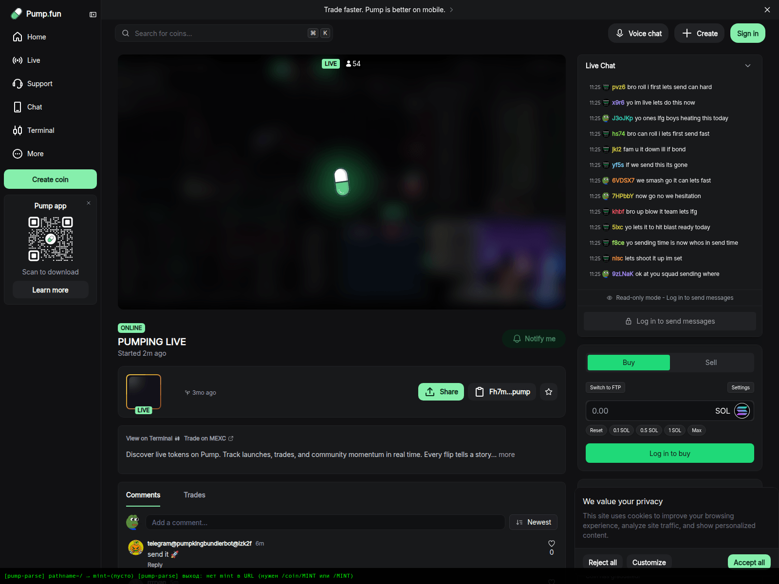 Screenshot of gamelive.fun