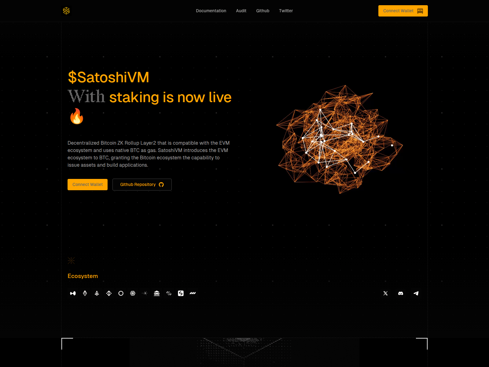 Screenshot of staking-satoshivm.pages.dev