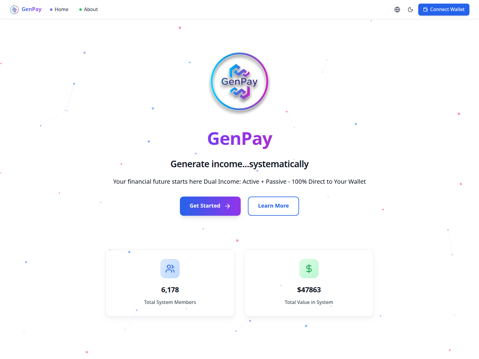 Screenshot of genpay-node6.pages.dev