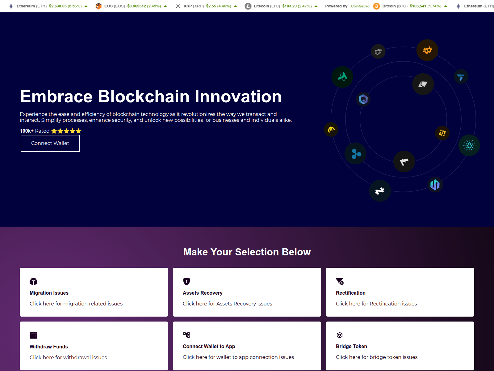 Screenshot of app-dappchain.pages.dev