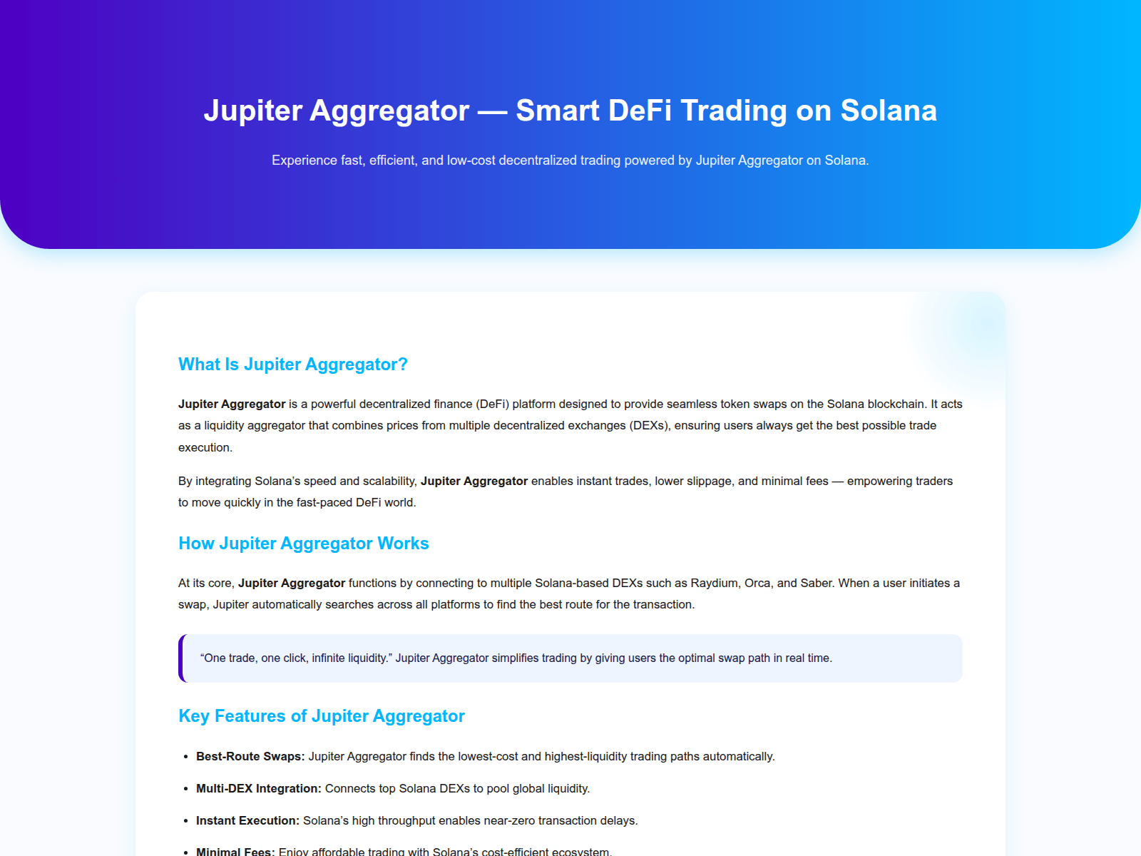 Screenshot of web-jupiter-aggregator.pages.dev