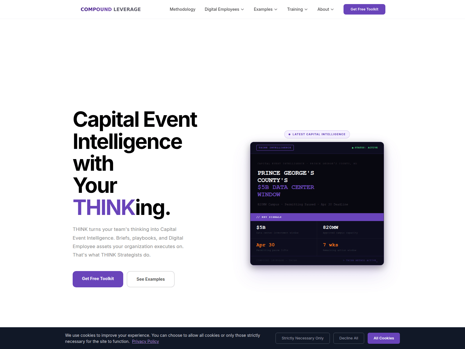 Screenshot of compound-leverage-site.pages.dev