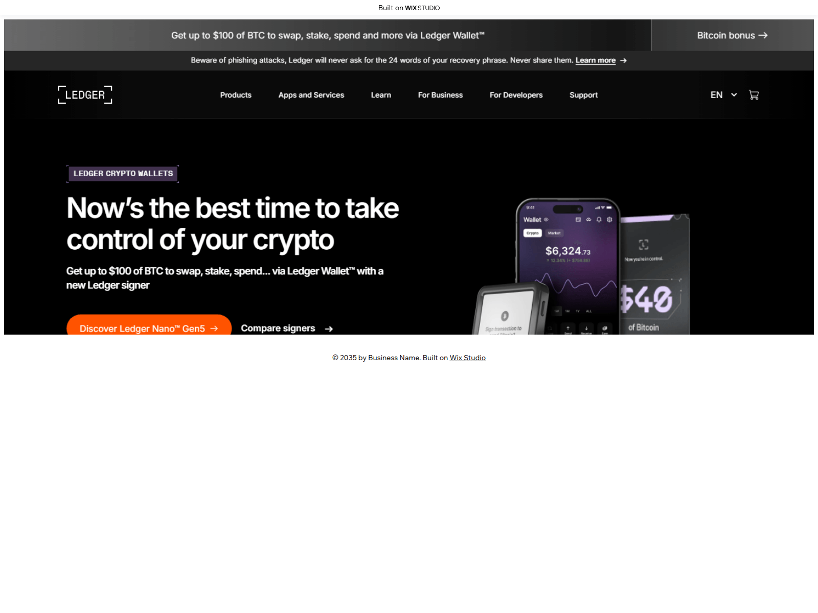 Screenshot of ledegercom-starts.wixstudio.com