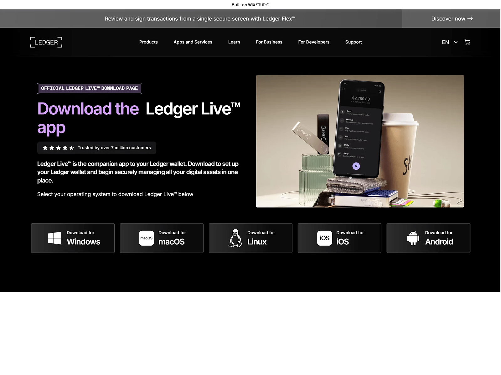 Screenshot of xledgrlive.wixstudio.com