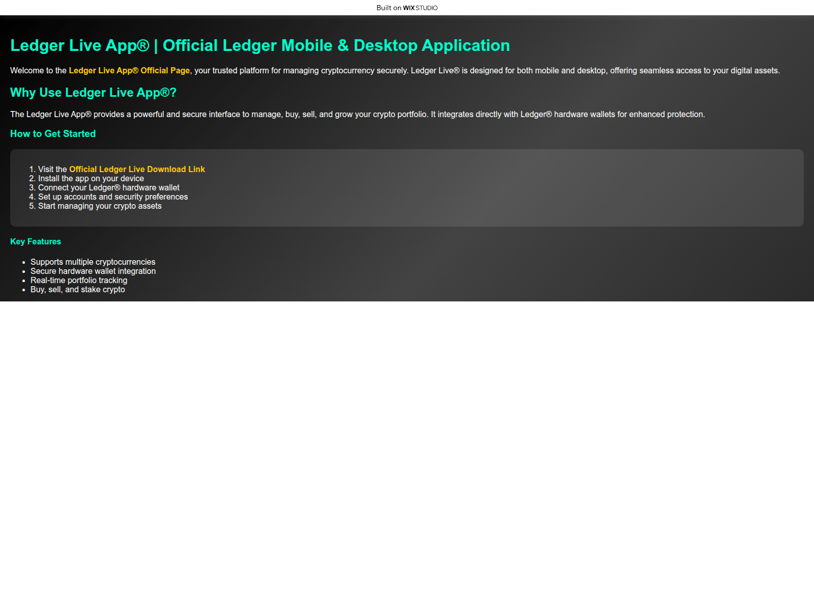 Screenshot of legelivlgnn.wixstudio.com
