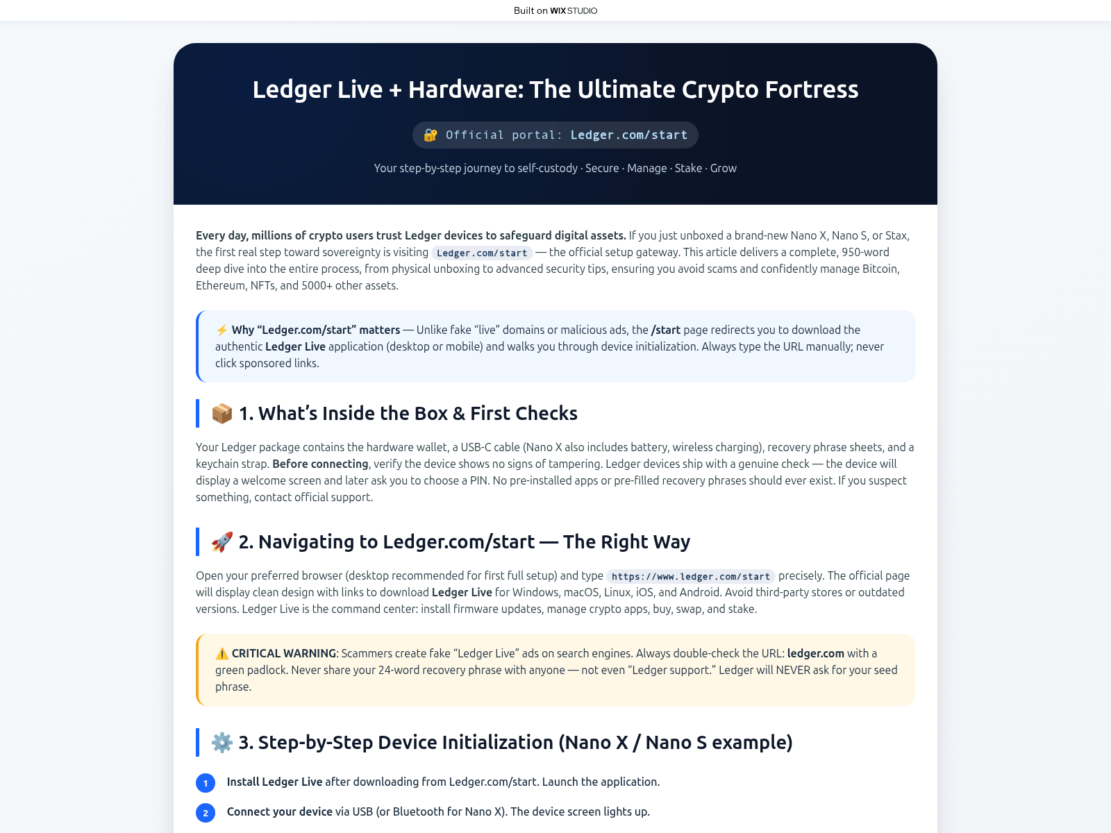Screenshot of ledergr.wixstudio.com