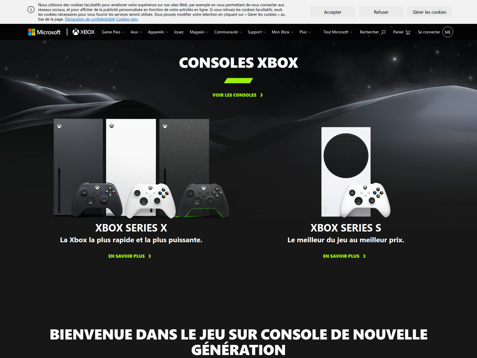 Screenshot of xboxone.xbox