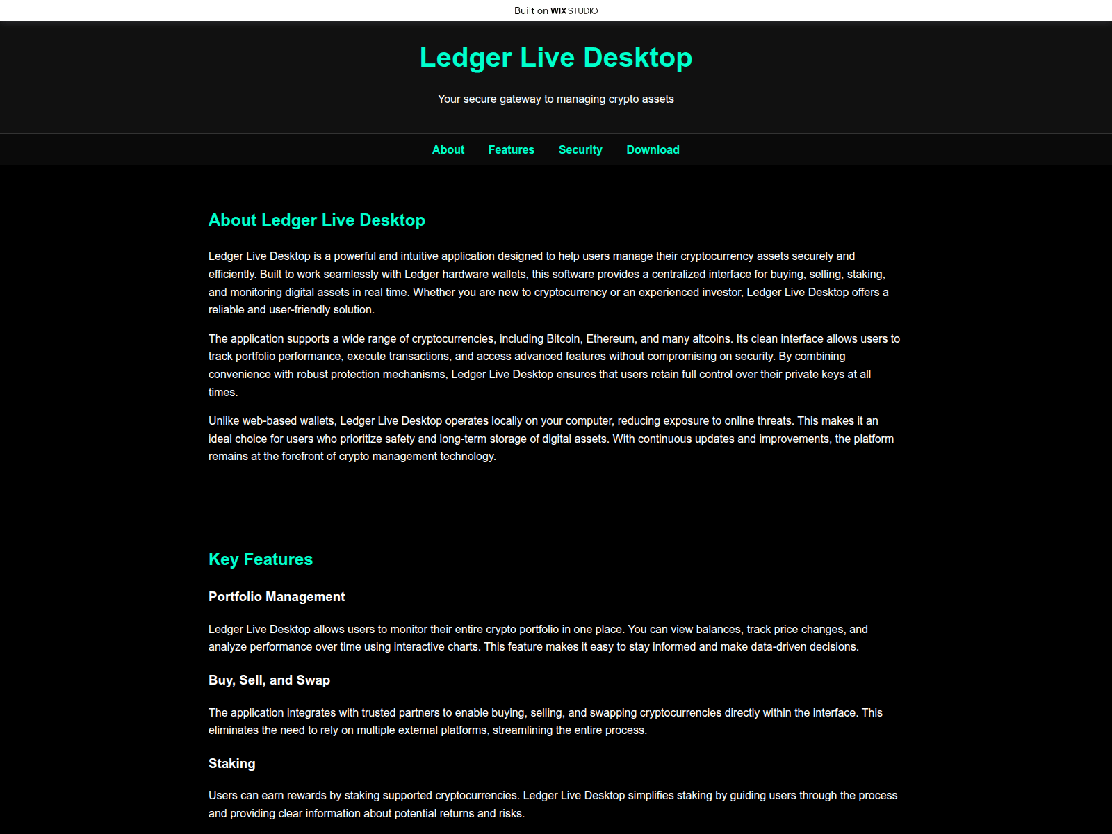Screenshot of en-desktop-ldgar.wixstudio.com