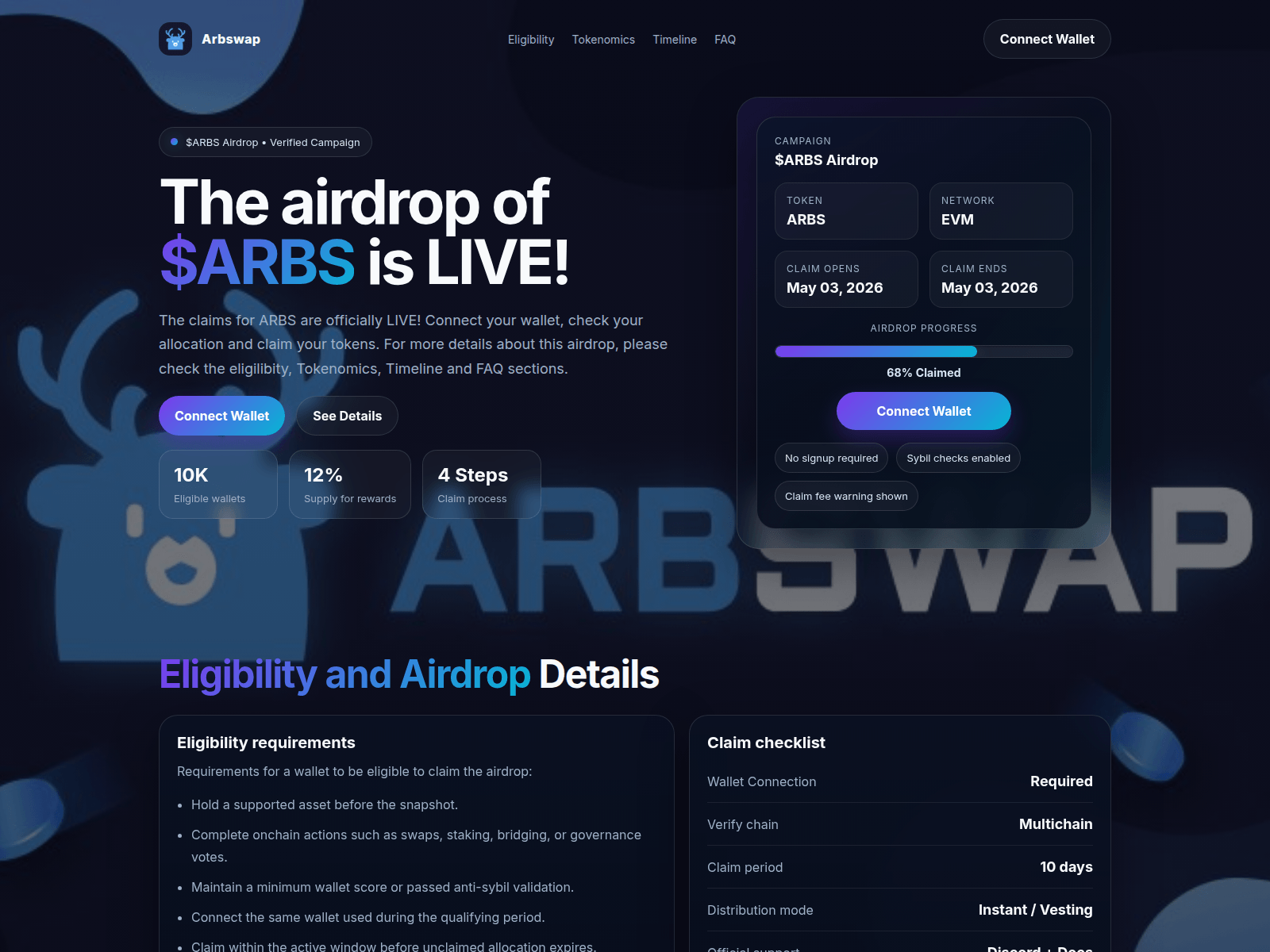 Screenshot of arbsvvap.info
