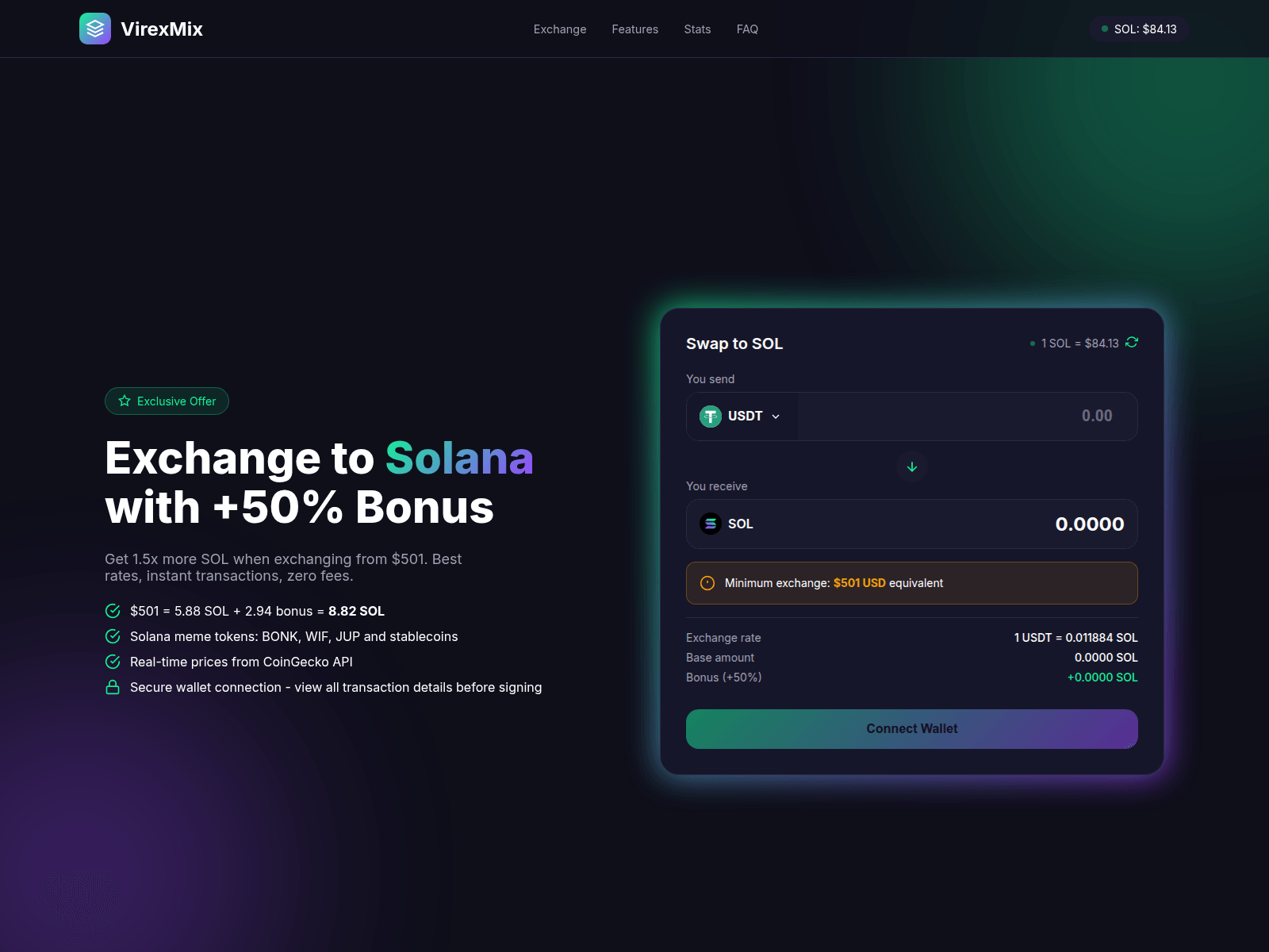Screenshot of virexmix.com