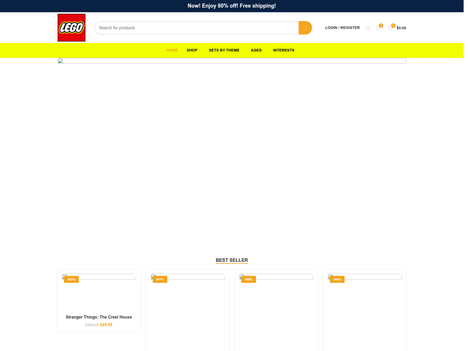 Screenshot of brickglobalstore.com