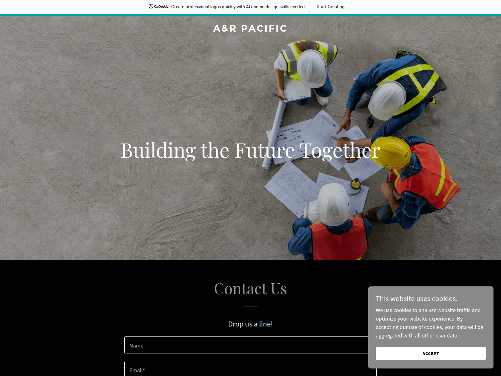Screenshot of secure-ar-pacific.com