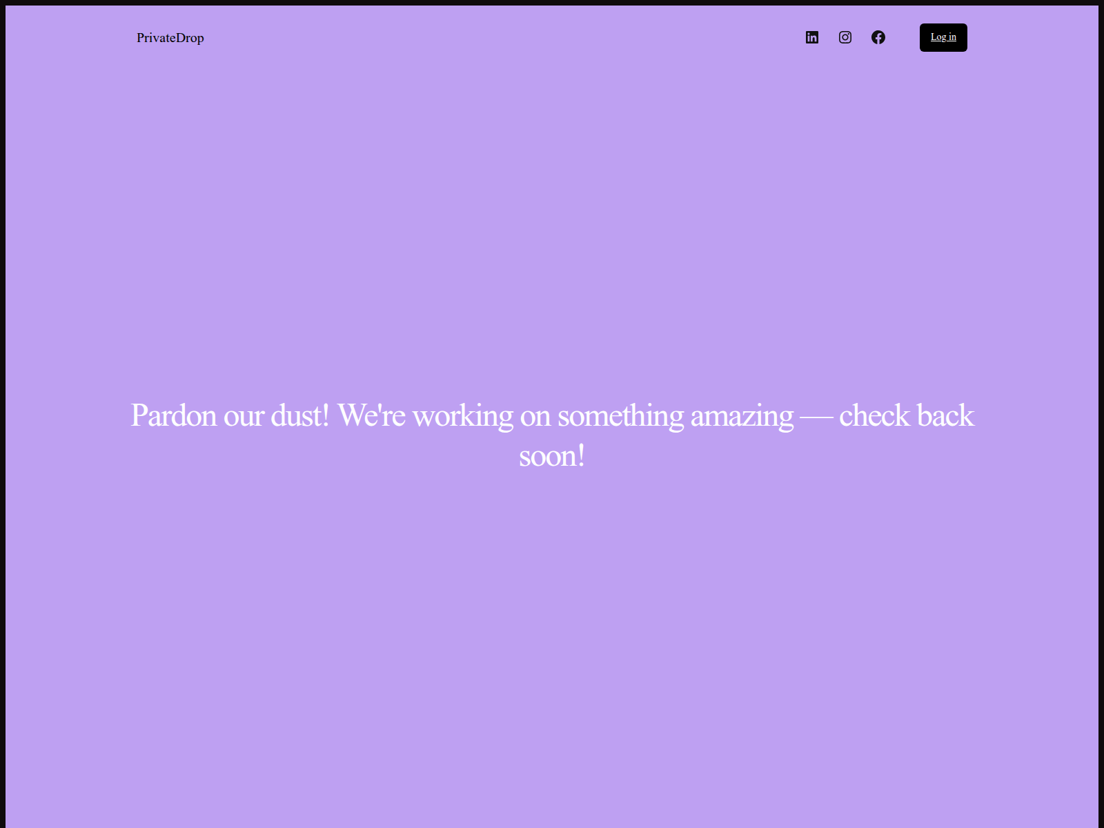 Screenshot of private-drop.com