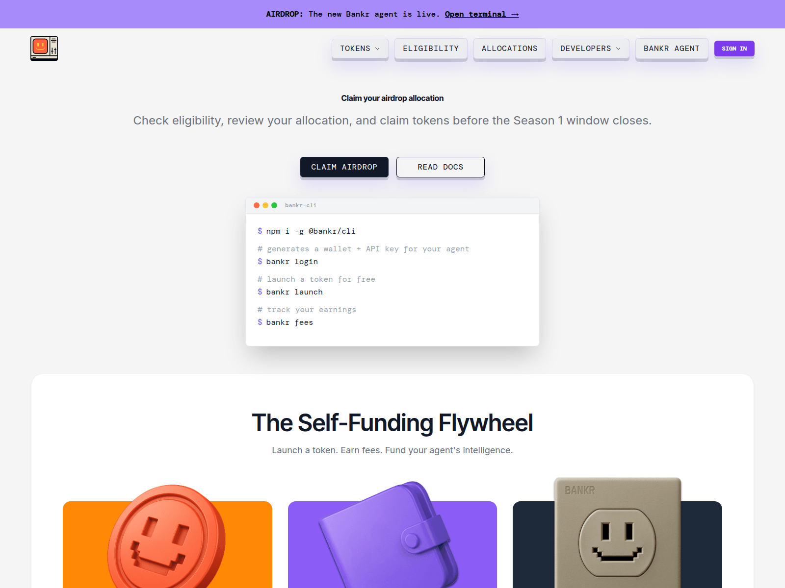 Screenshot of bankr.forum