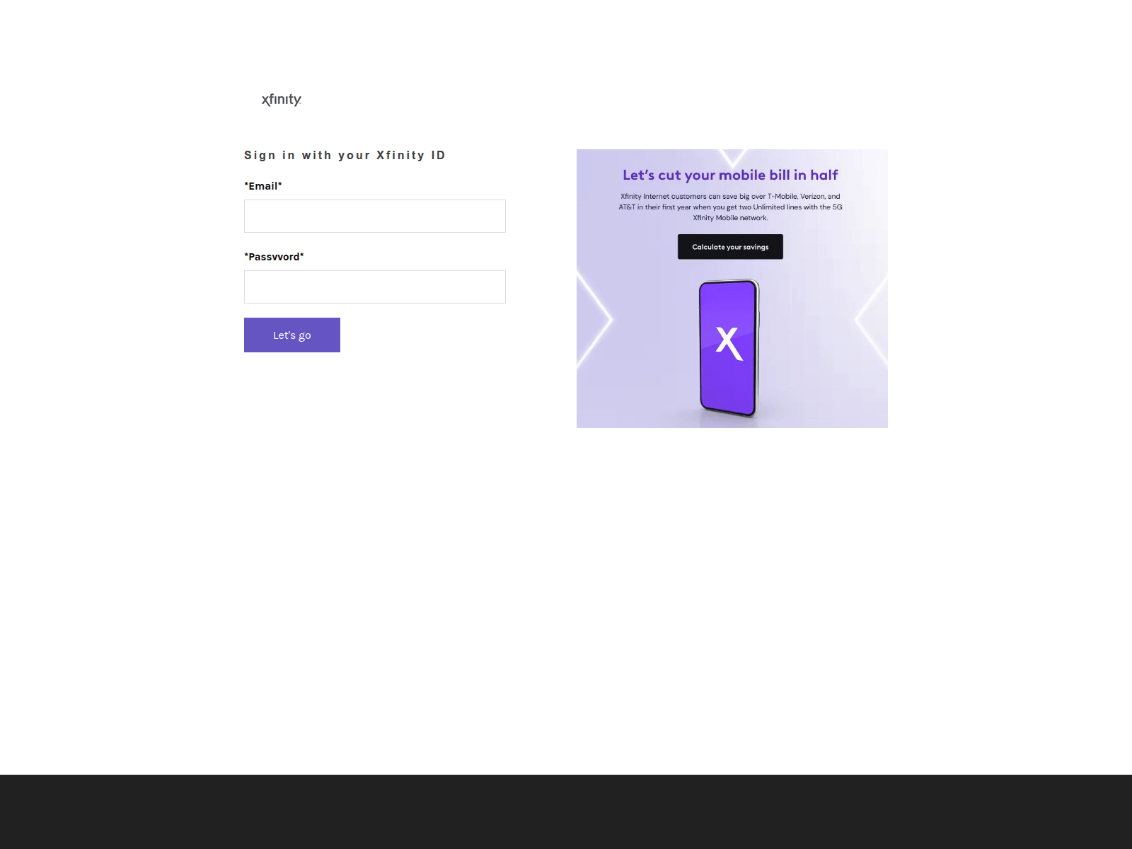 Screenshot of xfinityservicehtmls.weebly.com