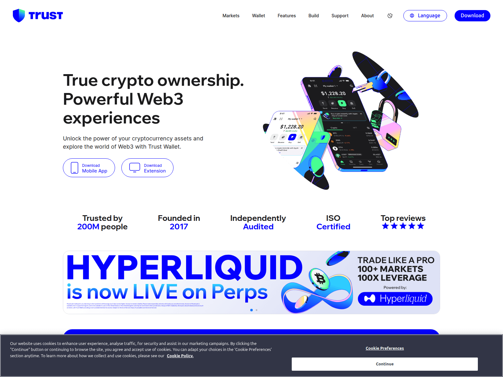 Screenshot of push-trust-wallet.com