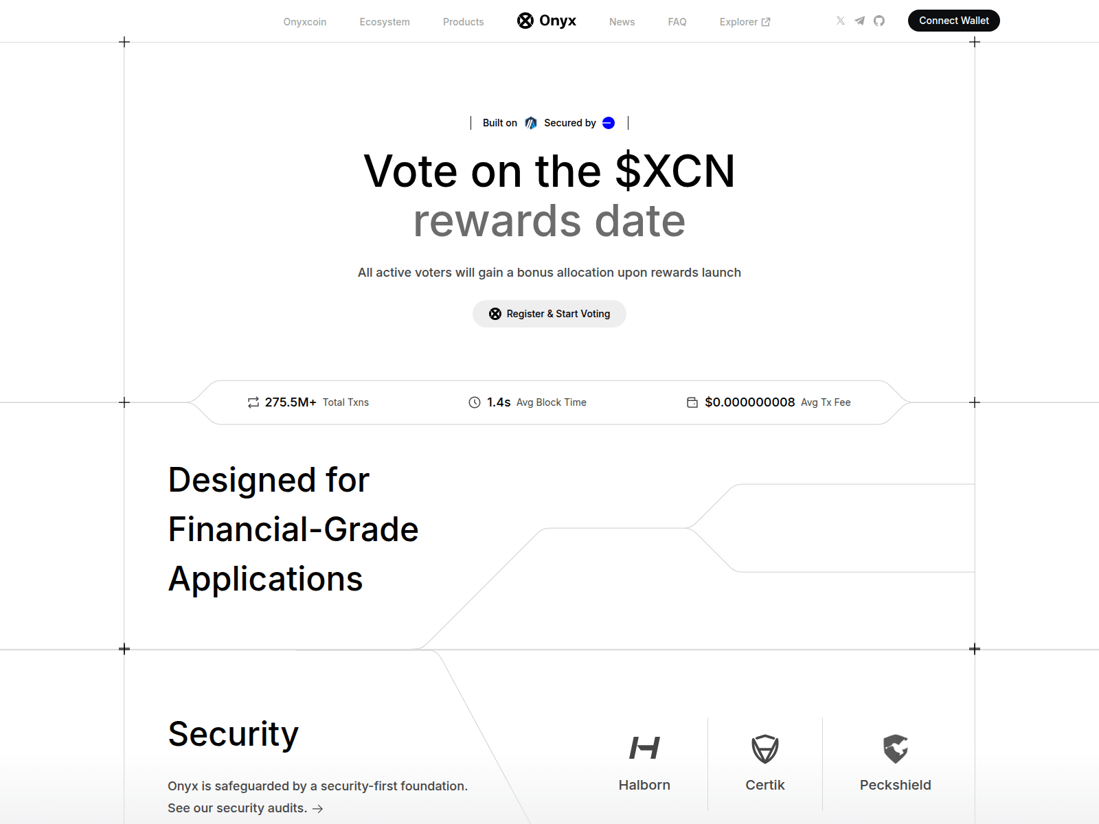 Screenshot of vote-onyx.app