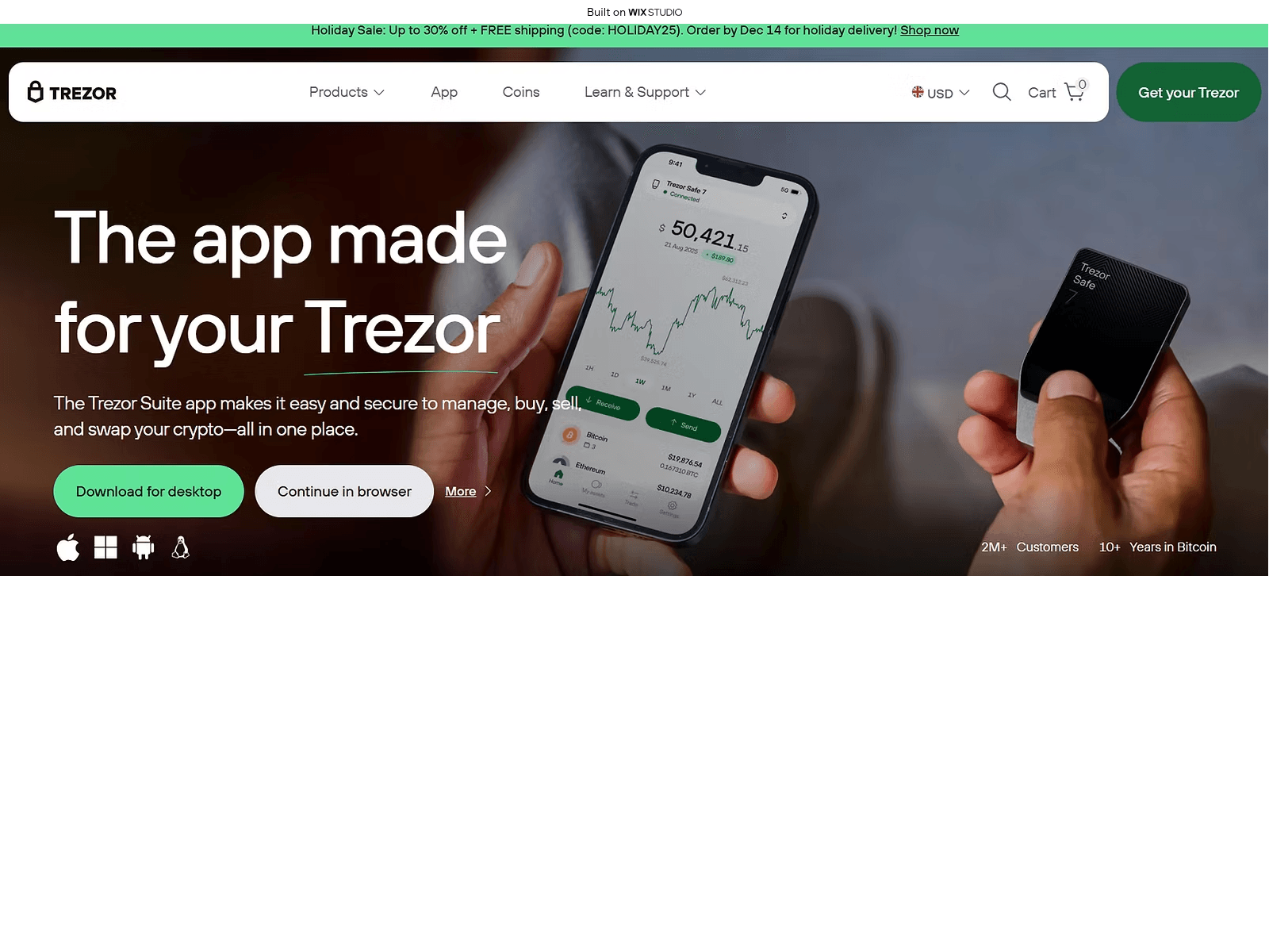 Screenshot of newbridge-us.wixstudio.com