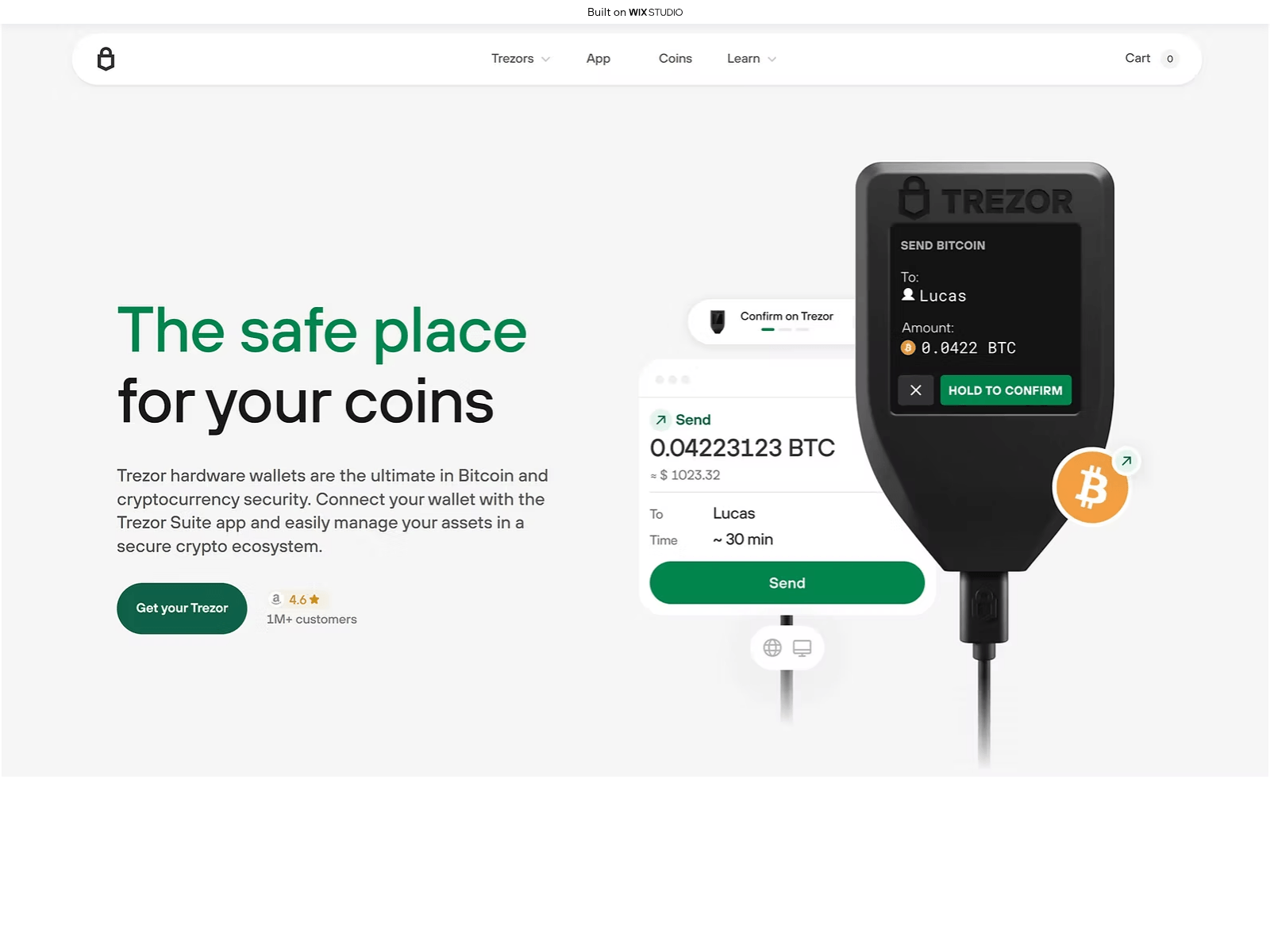 Screenshot of suitestartr.wixstudio.com