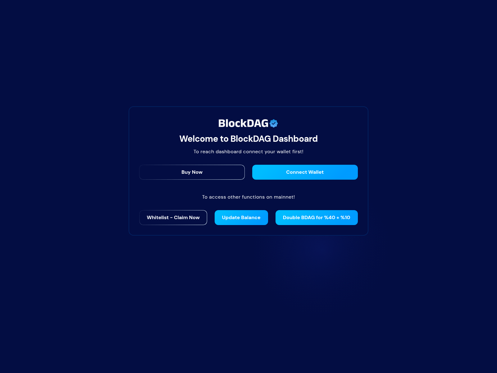 Screenshot of bdagnetwork.pages.dev