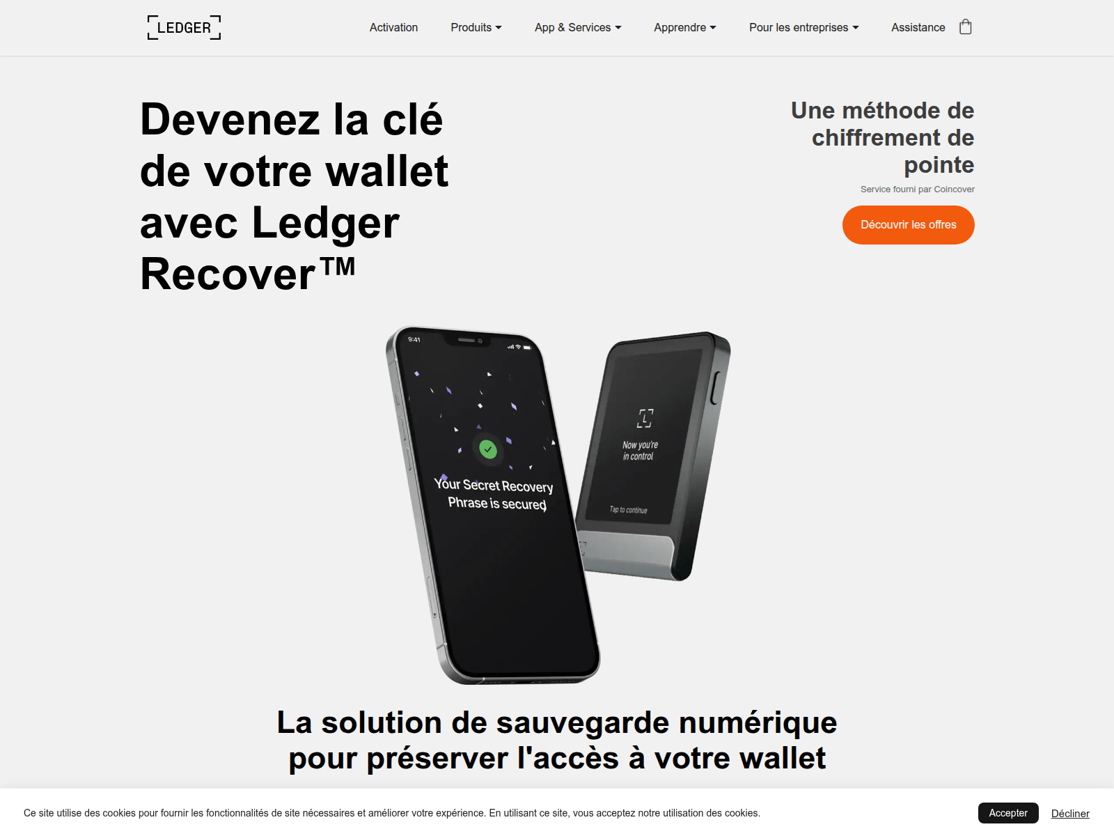 Screenshot of www.redeem-ledger.com