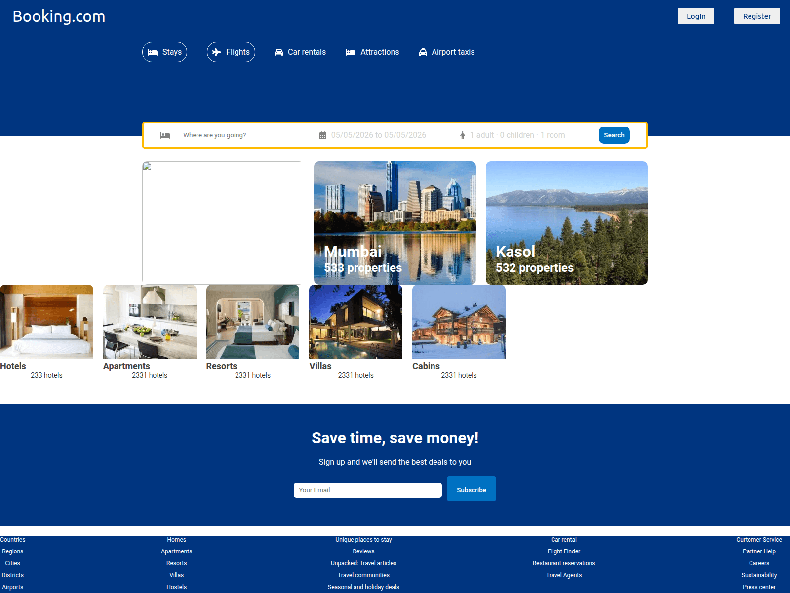 Screenshot of booking-com-nine.vercel.app