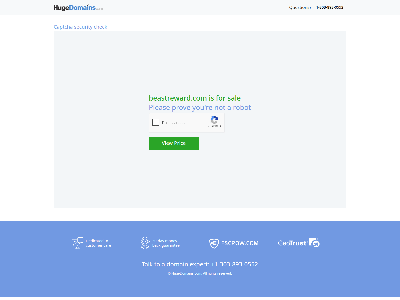 Screenshot of beastreward.com