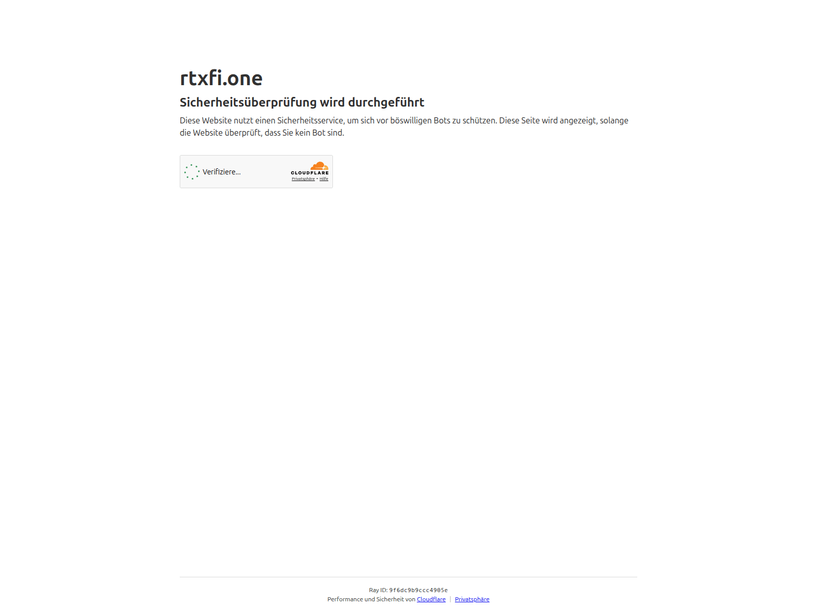 Screenshot of rtxfi.one