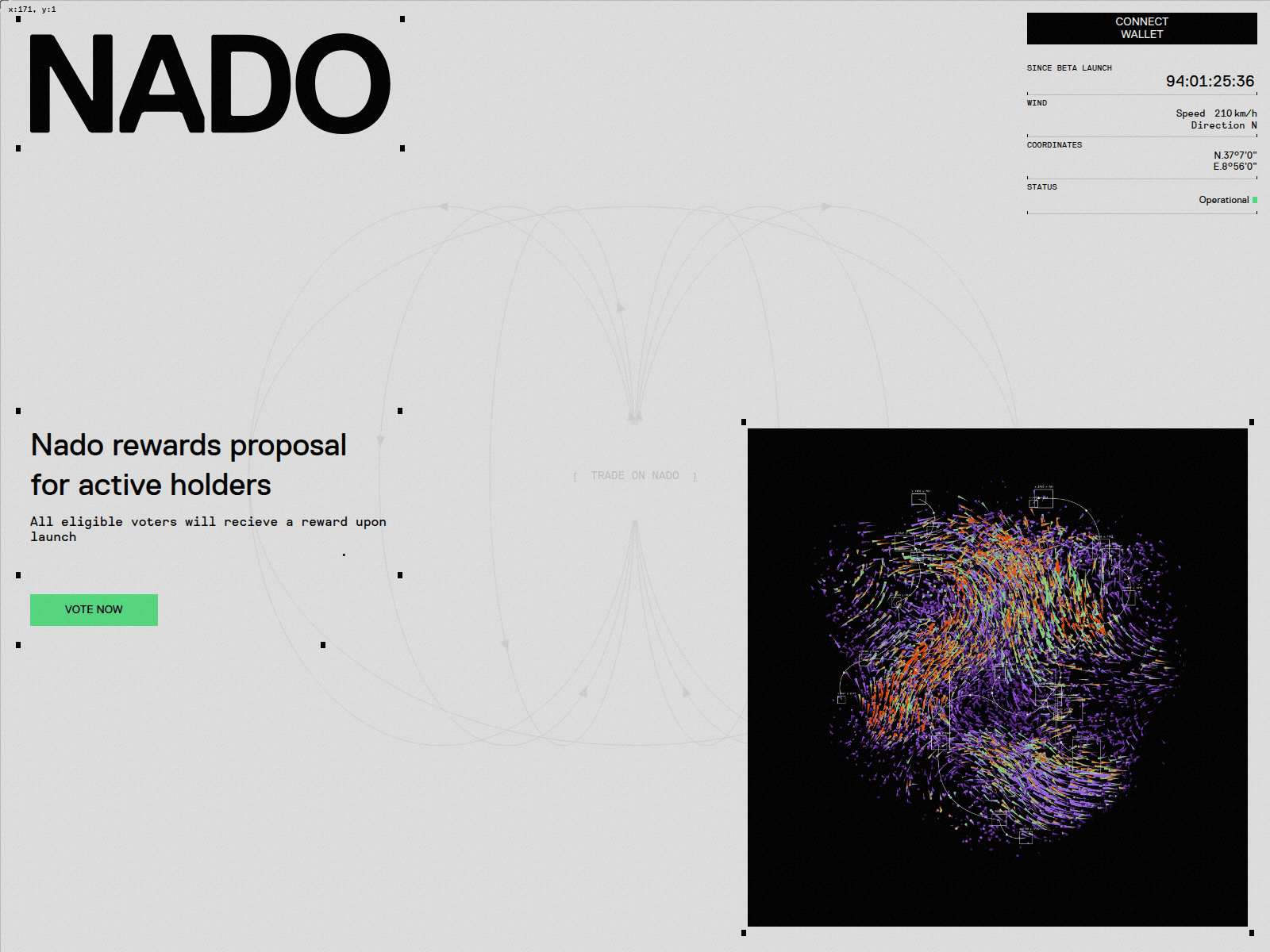 Screenshot of allocation-nado.app