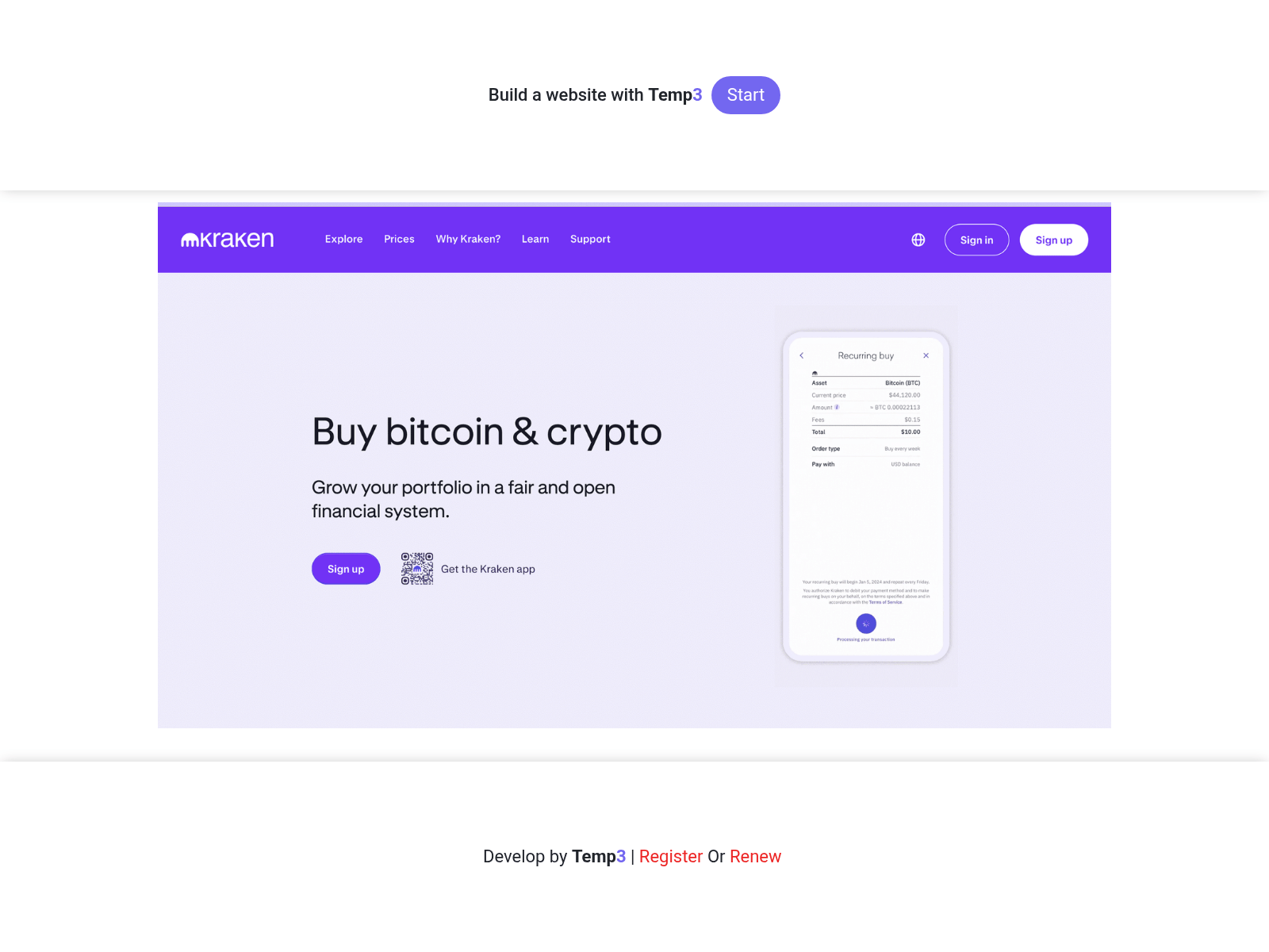 Screenshot of access-learn-kraken-en.tem3.io
