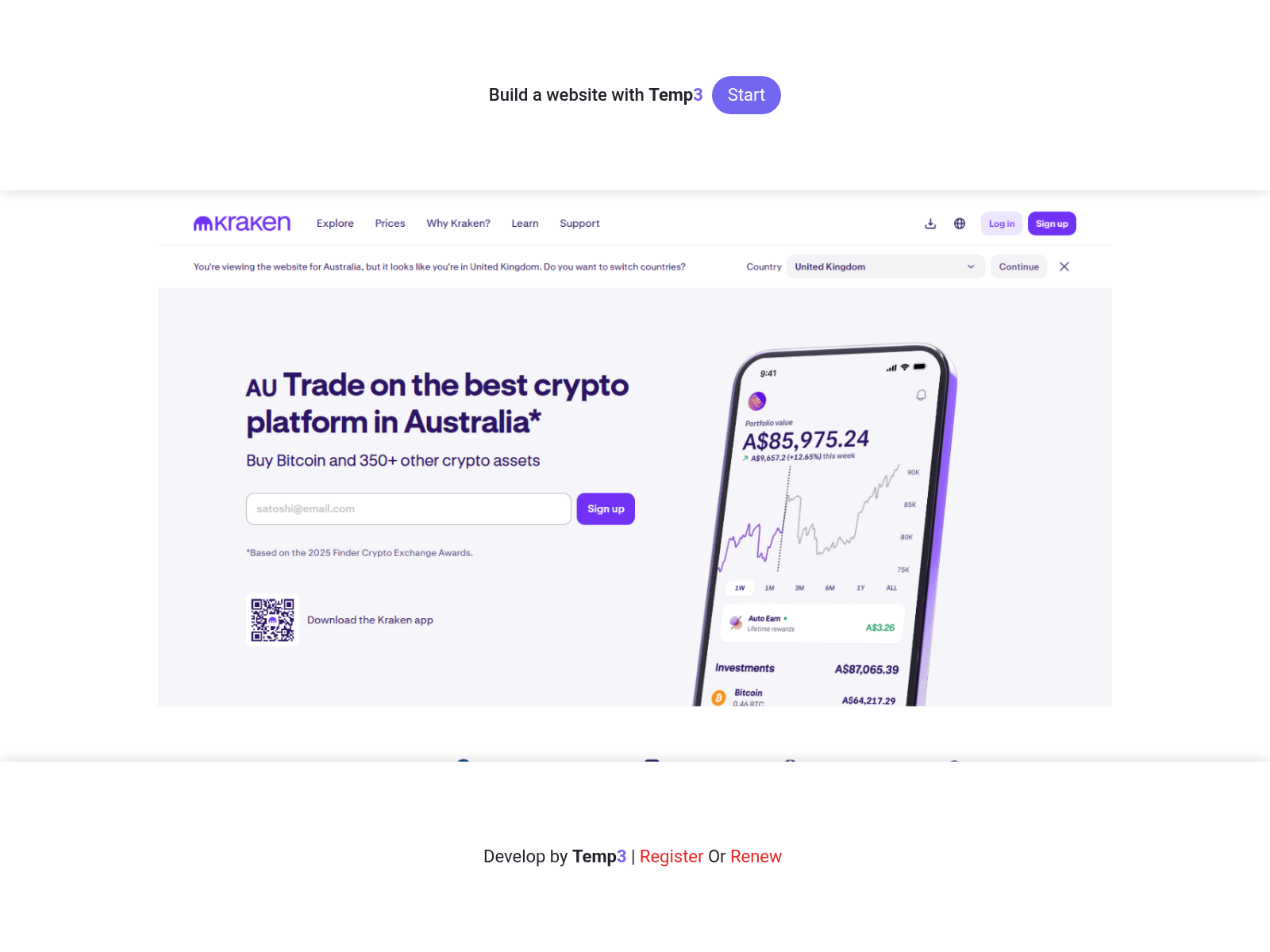 Screenshot of help-kraken-service-en.tem3.io