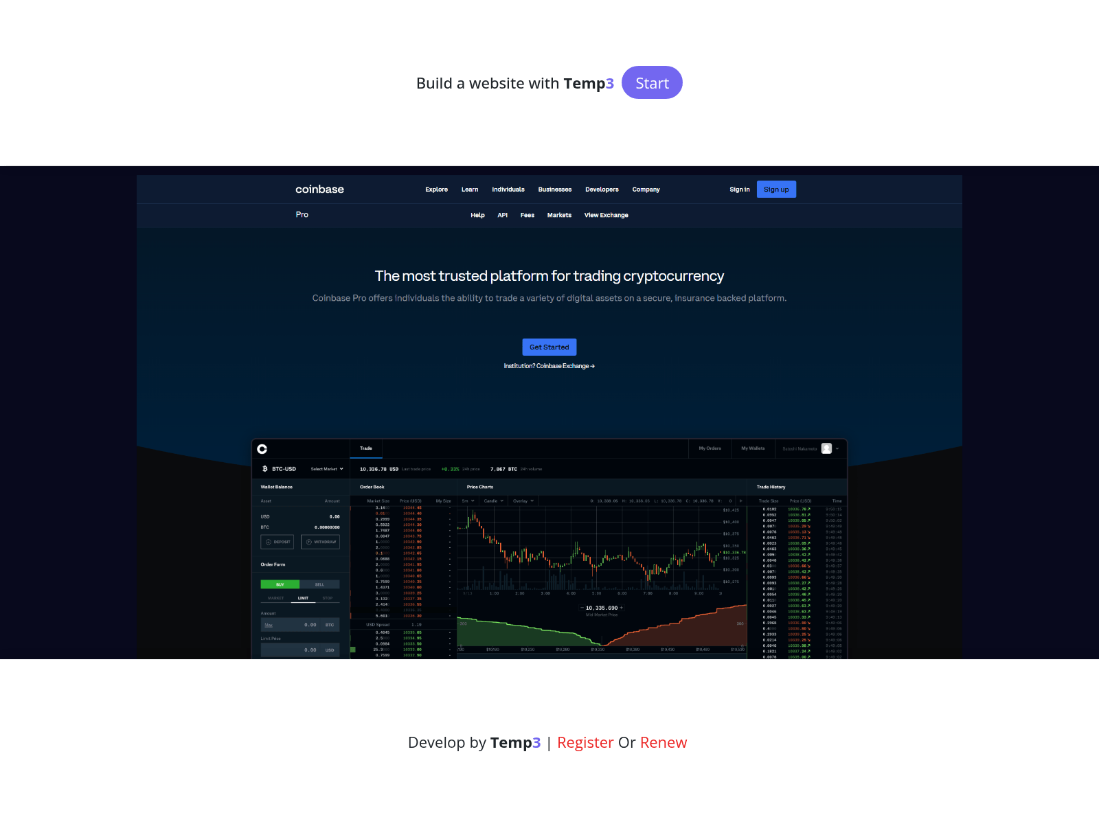 Screenshot of welcome-coinbase-logweb.tem3.io