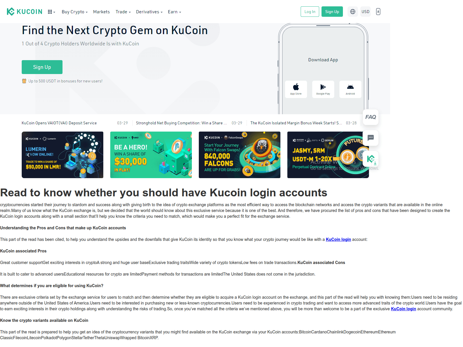 Screenshot of kuukanlooggin.webflow.io