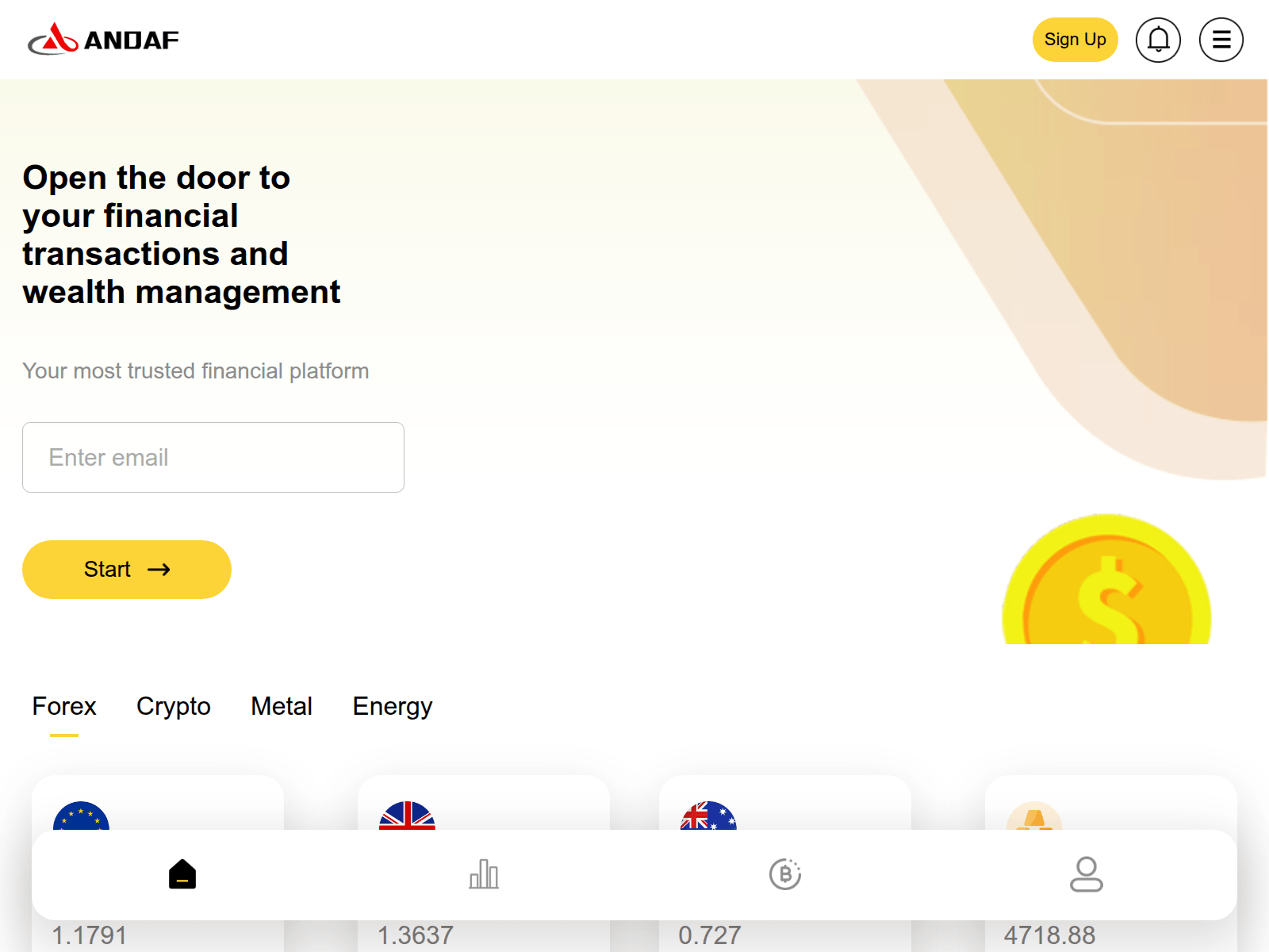 Screenshot of andafbit.cc