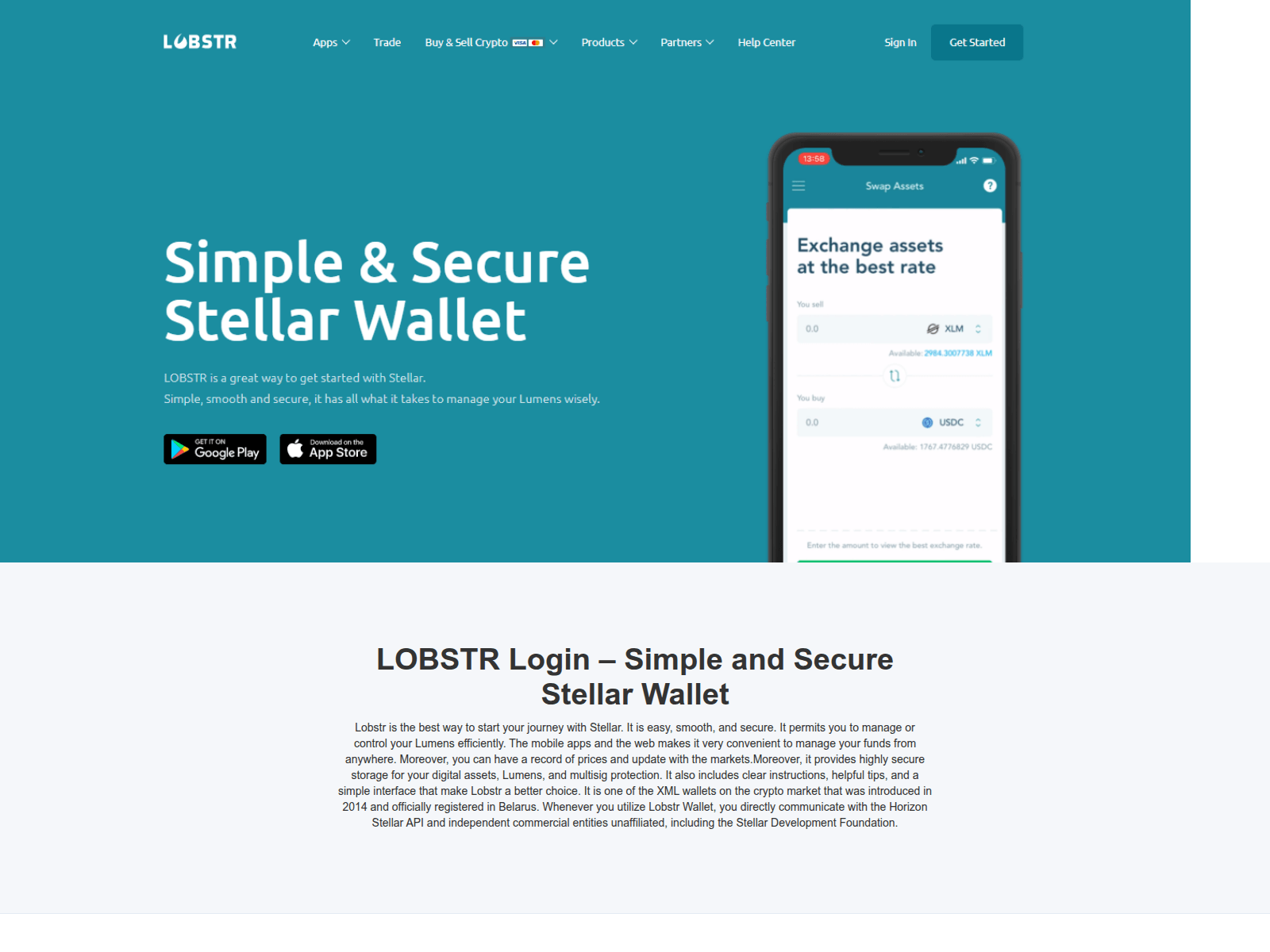 Screenshot of lobstraccountlogin.webflow.io