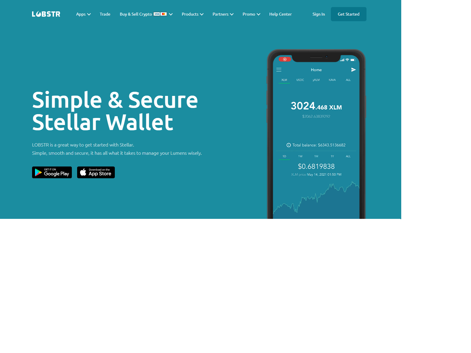 Screenshot of lobstr-walleetn.webflow.io
