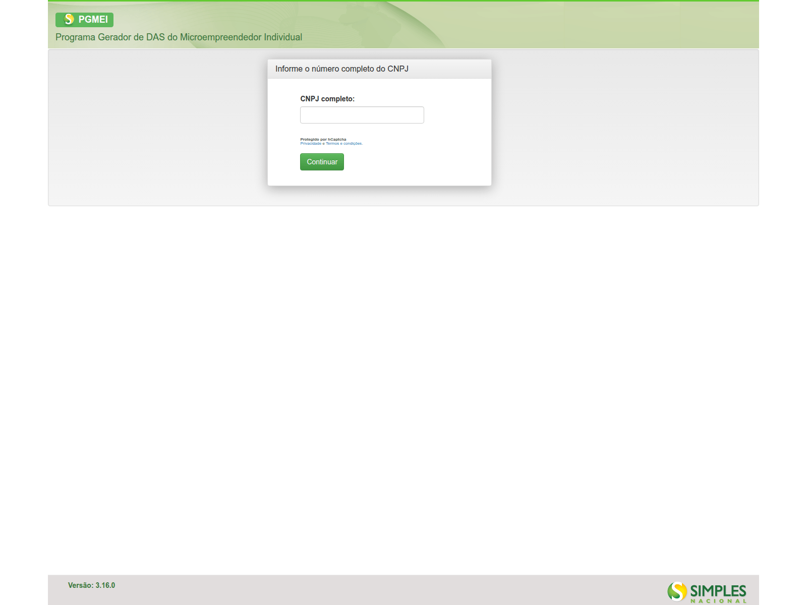 Screenshot of pgmei-simples.top