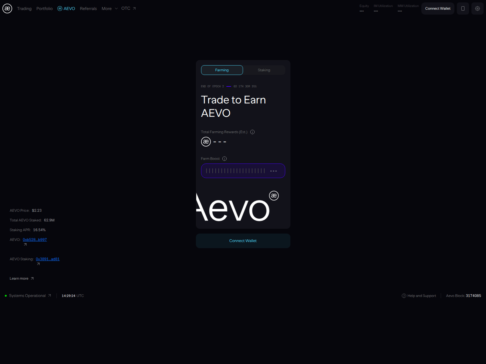 Screenshot of aevoxyz.pages.dev