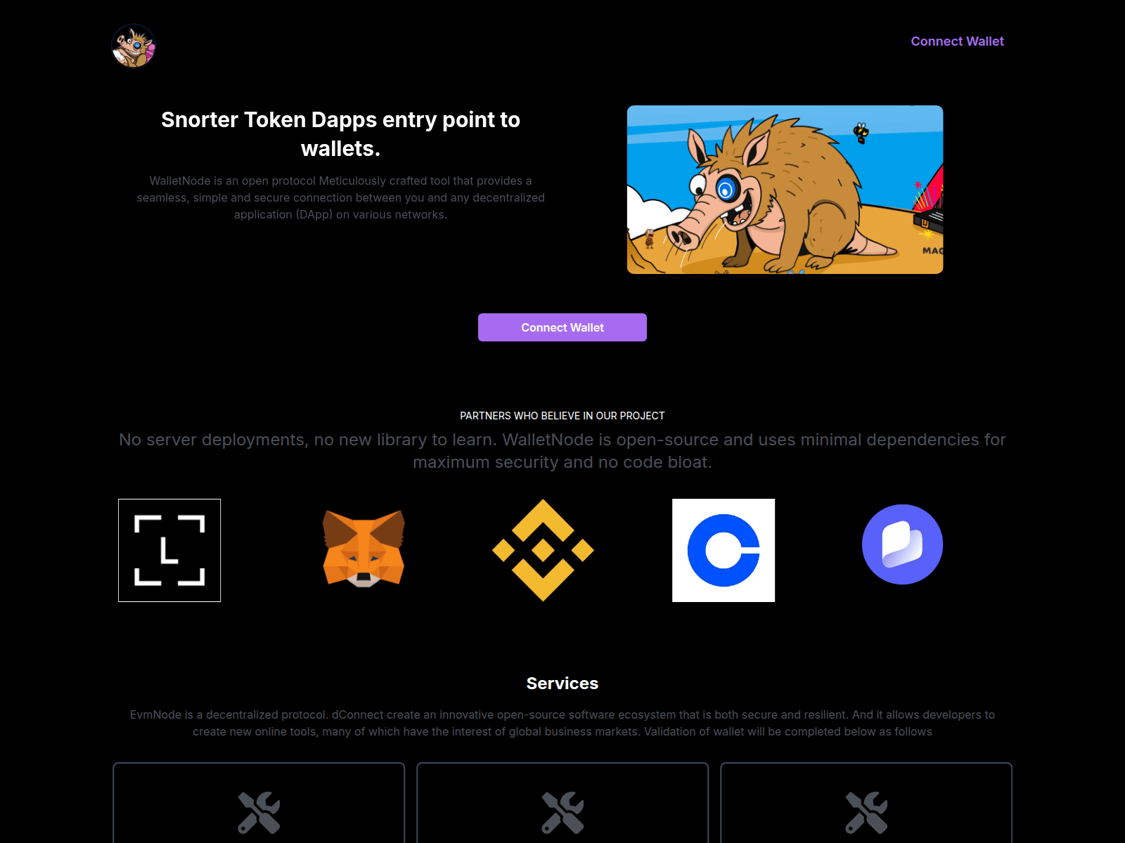 Screenshot of snortertokendapp.pages.dev