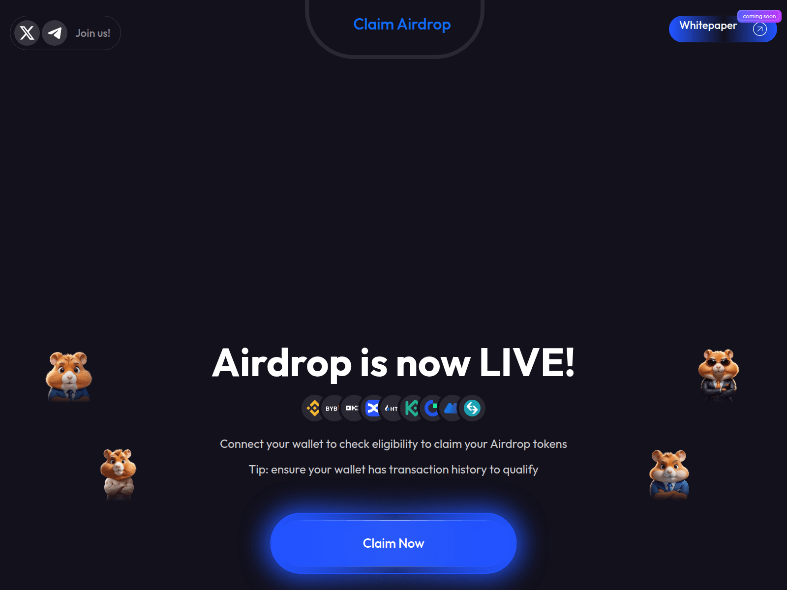 Screenshot of airdropsclaim-portal.pages.dev