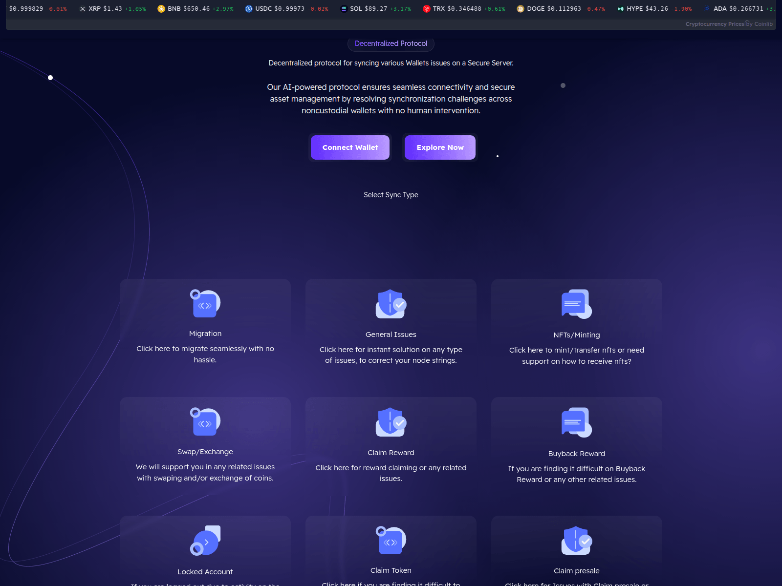 Screenshot of multisoldappressolver.org