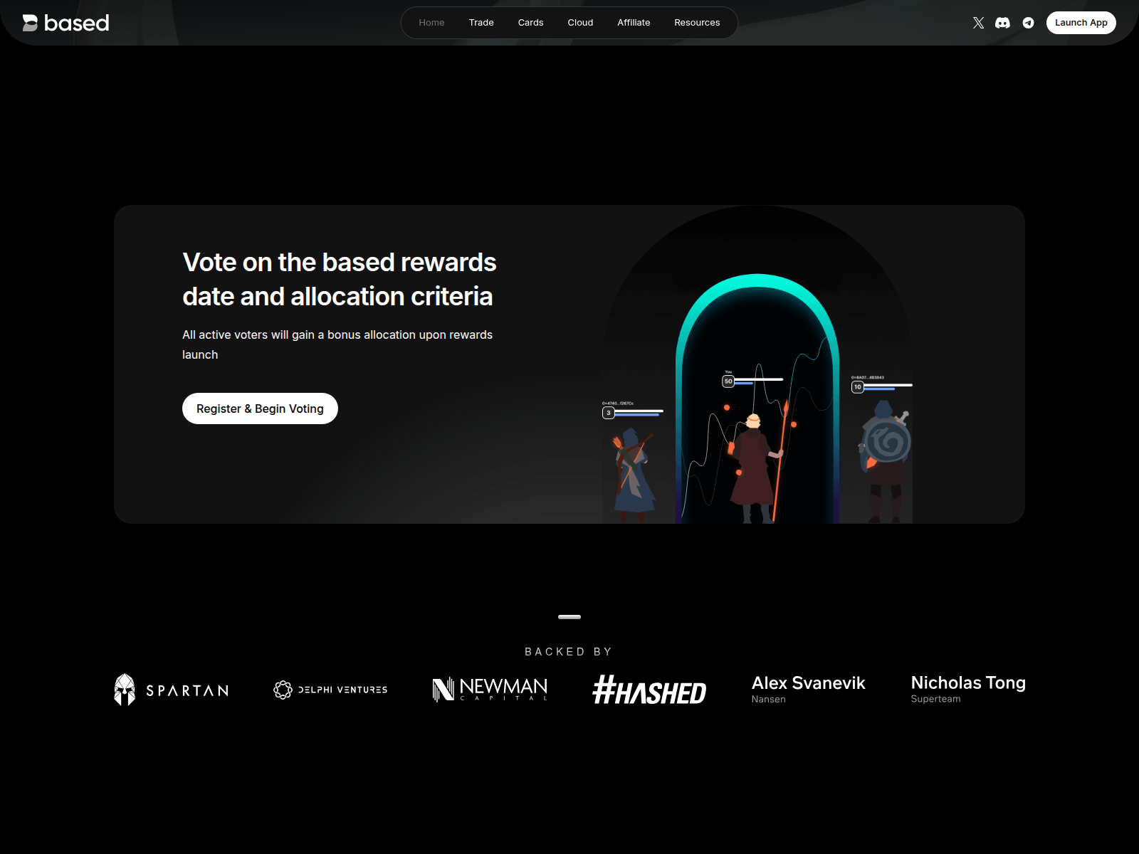 Screenshot of voting-based.com