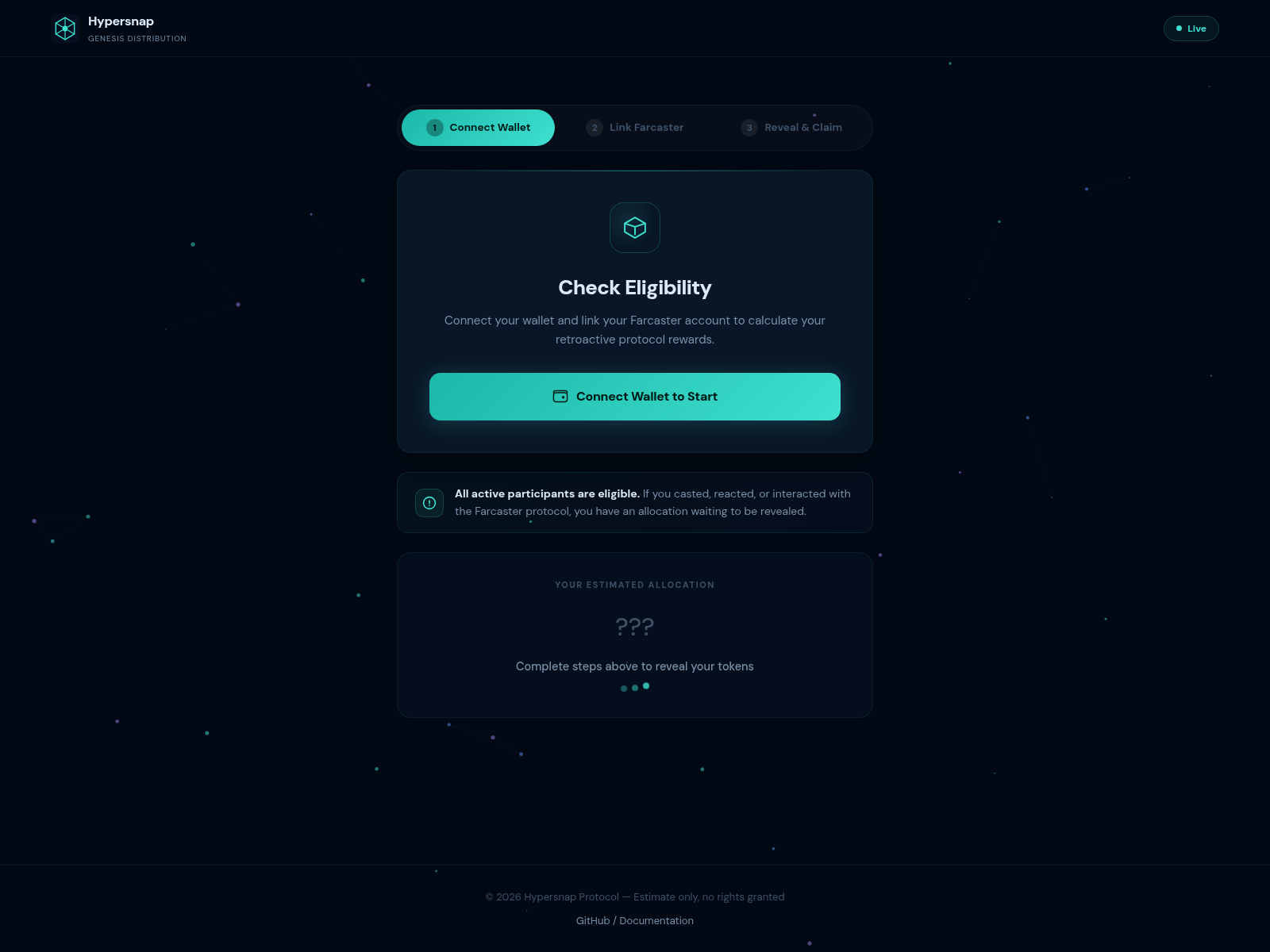 Screenshot of hypersnaps.xyz