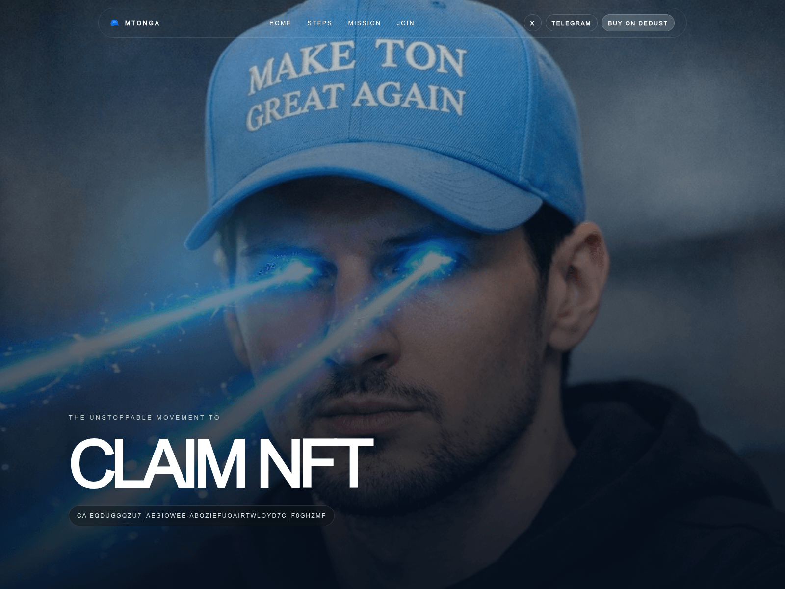 Screenshot of mtonganft.xyz