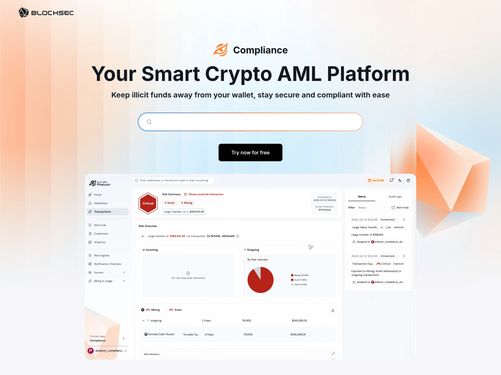 Screenshot of aml-check.business