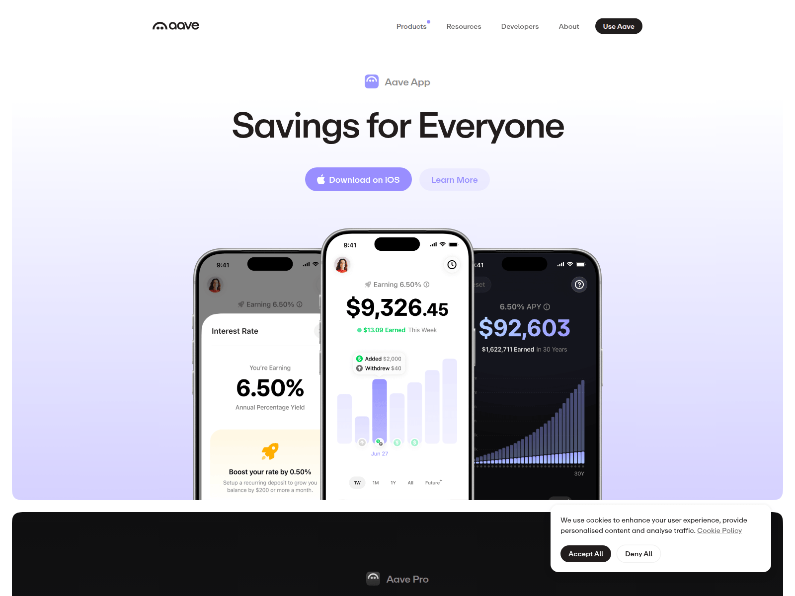 Screenshot of aavechan.io