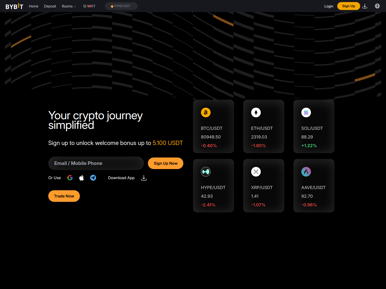 Screenshot of bybittrc.com